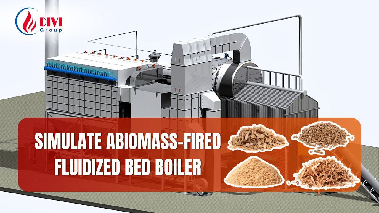 3D Simulation of How a Fluidized Bed Boiler Works – Understand It in 8 Minutes!