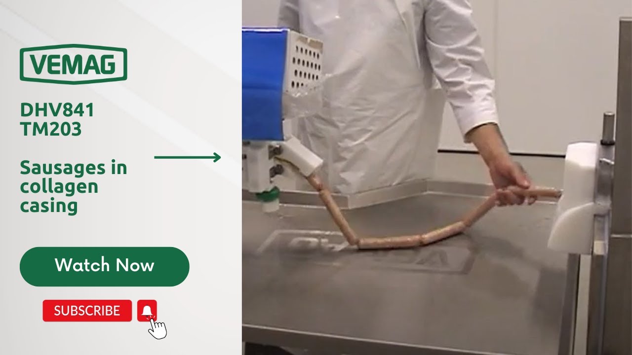 DHV841 TM203 _ Sausages in collagen casing