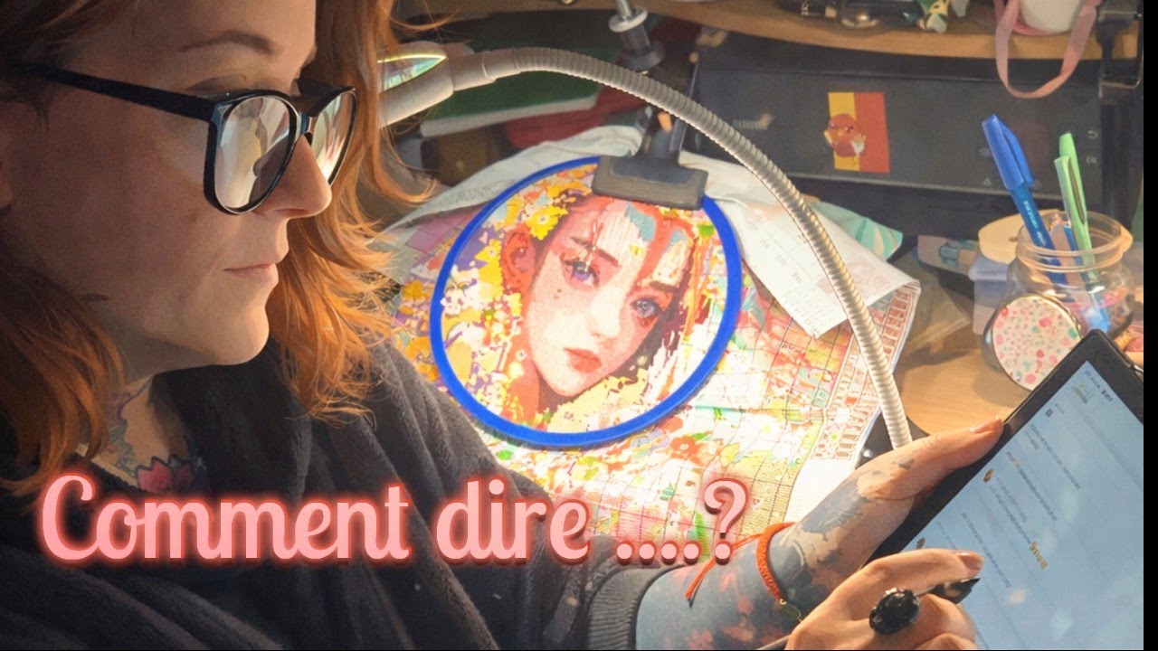JE RÉPONDS AUX COMMENTAIRES 🧐#crossstitch#dreamstitch 