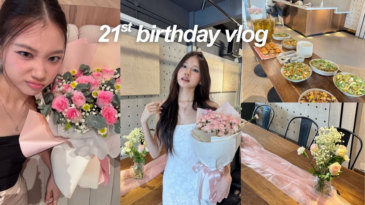 my 21st birthday vlog 🍰 : spending time with friends & family, birthday party,