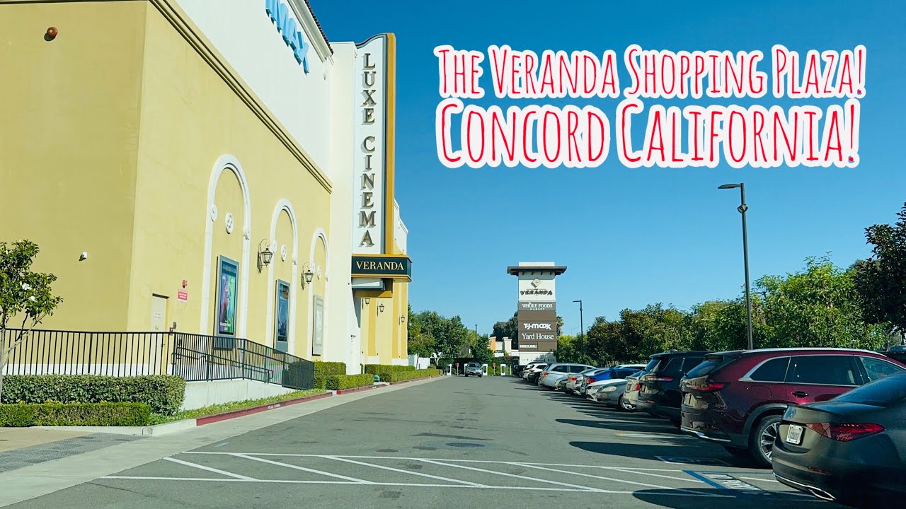 THE VERANDA PLAZA PARKING LOT TOUR IN CONCORD CA!