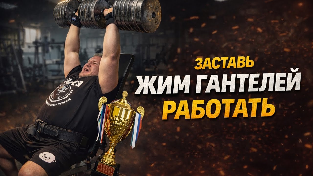 ЗАСТАВЬ ЖИМ ГАНТЕЛЕЙ РАБОТАТЬ | МАРАТ АБДУЛЛИН 