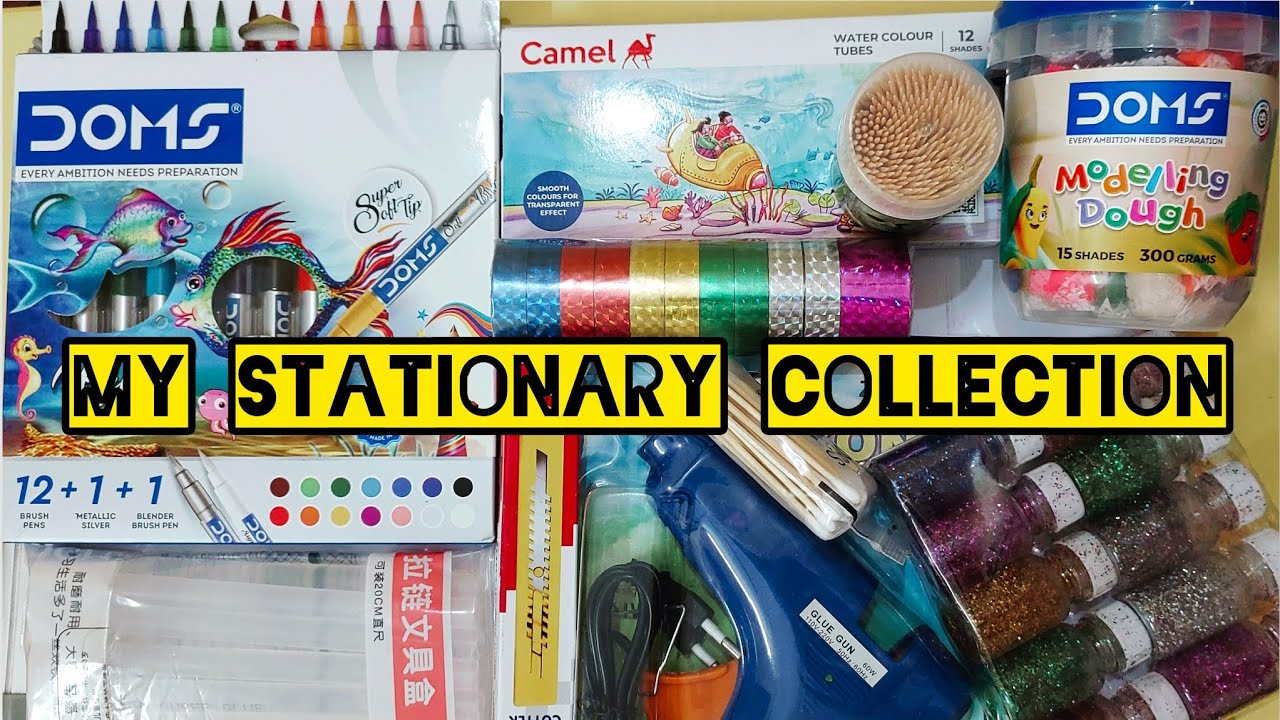 My Stationary Collection | Doms Stationary | Art & Craft Supplies 