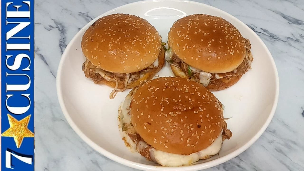 Chicken Burger, Quick  Easy Burger Recipe By 7 Star Cuisine | ULTIMATE Juicy Chicken Burger Recipe