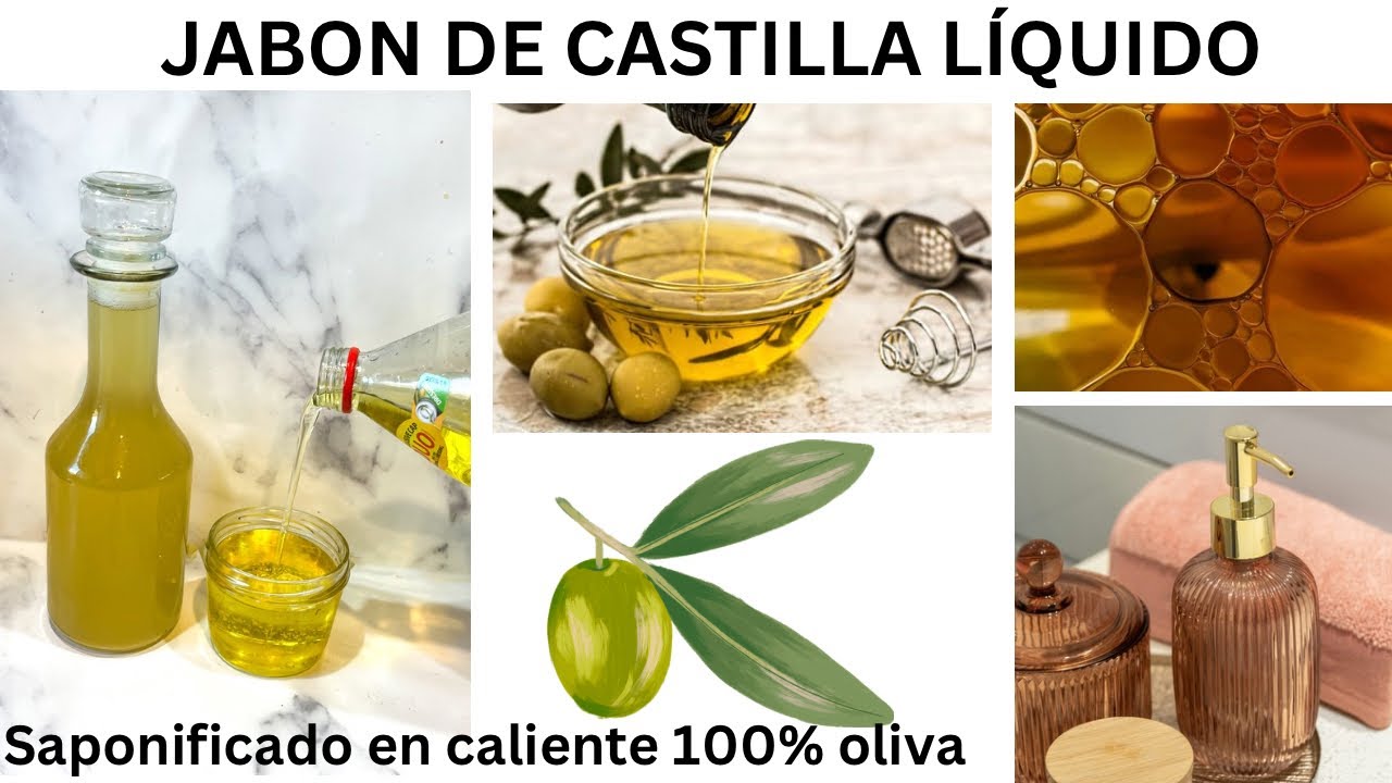 JABÓN LÍQUIDO DE CASTILLA 100% ACEITE DE OLIVA fórmula incluida