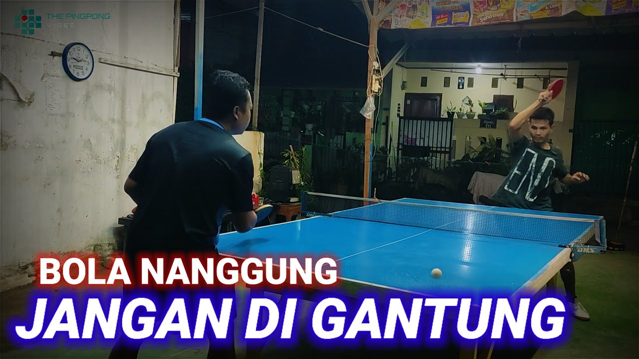 cara spin paling efektif untuk bola tanggung backspin dalam tenis meja