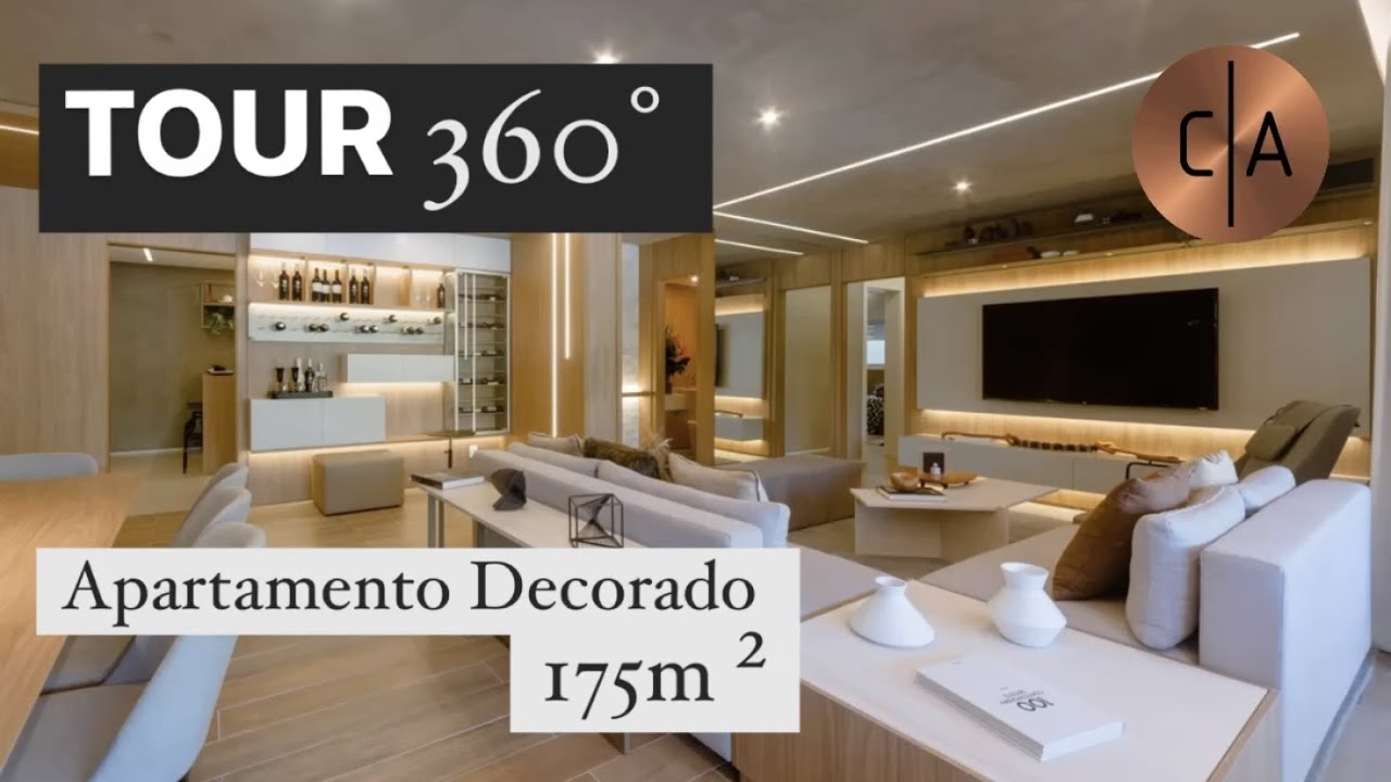 TOUR 360° | Apto. Decorado 175m²