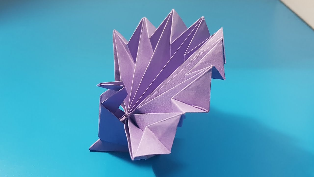 ORIGAMI - Gấp Con Công || How To Make A Paper Peacock