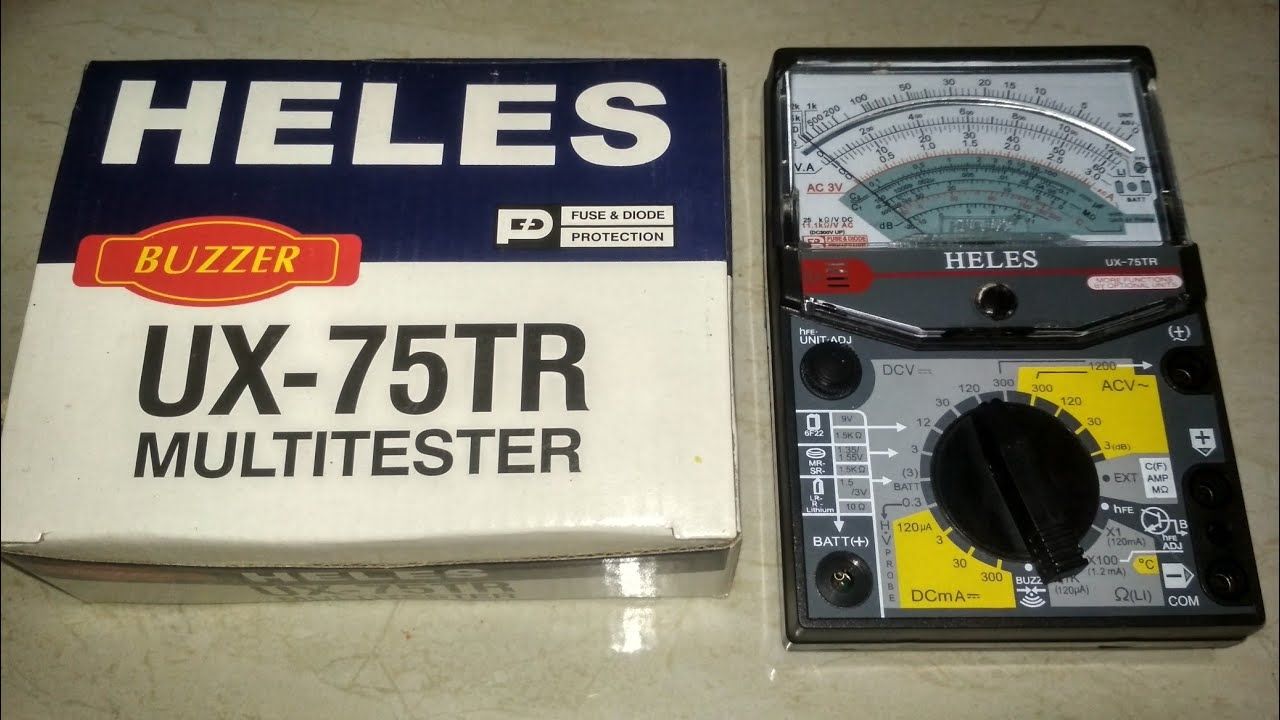AVOMETER HELES UX-75TR MULTITESTER BUZZER STABIL
