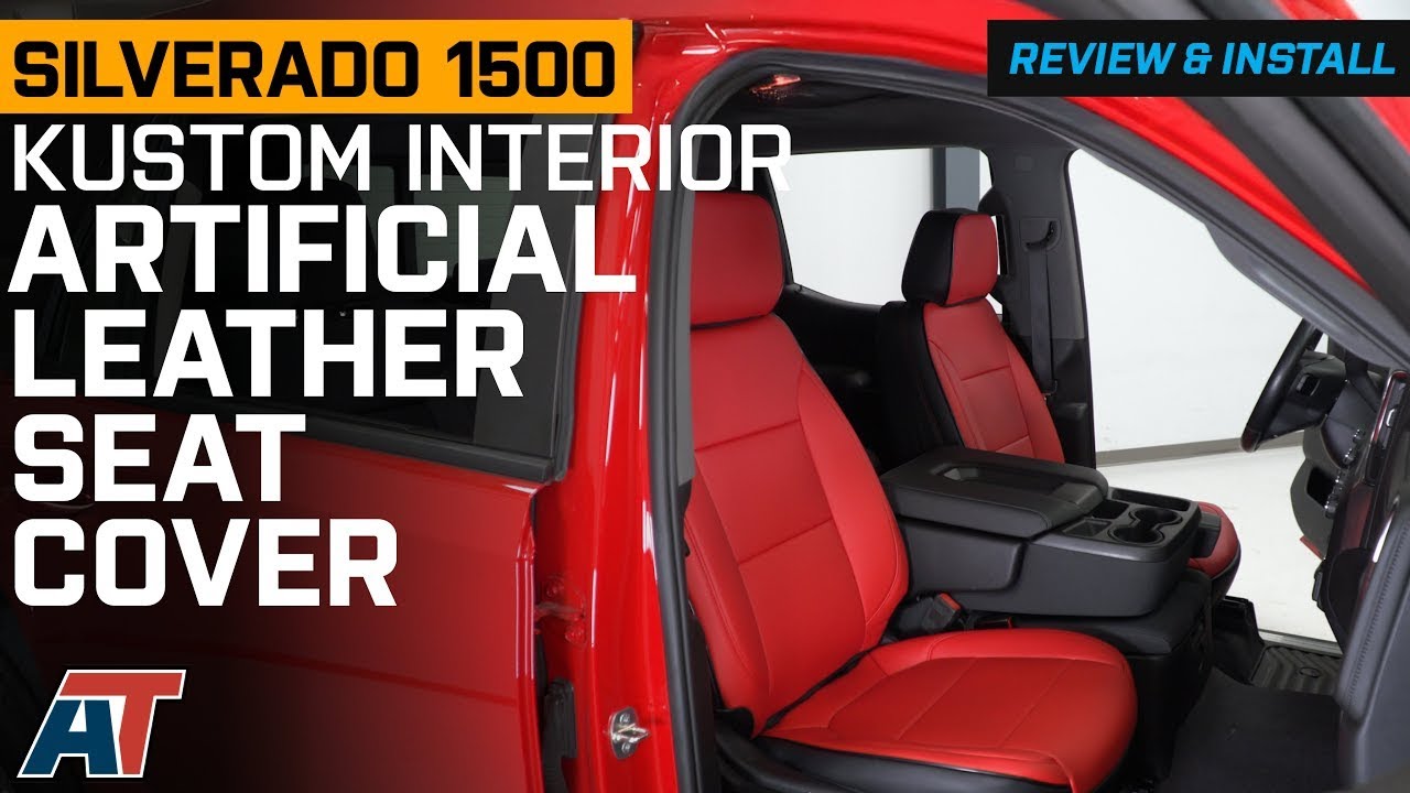 Установка кожаных чехлов на сиденья Silverado Kustom Interior 2019+! @AmericanTrucksChevyGMC