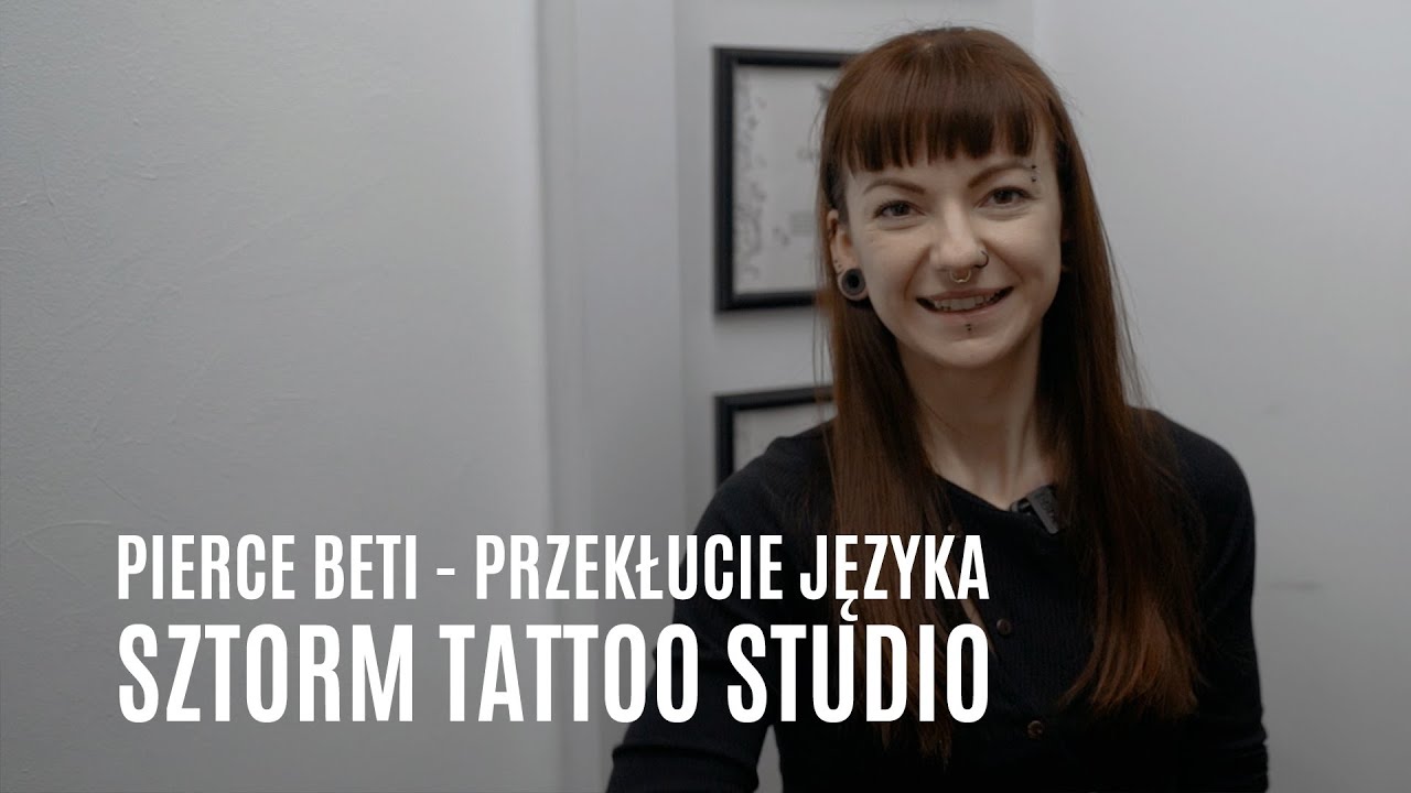 Przekłucie języka - Sztorm Tattoo Studio