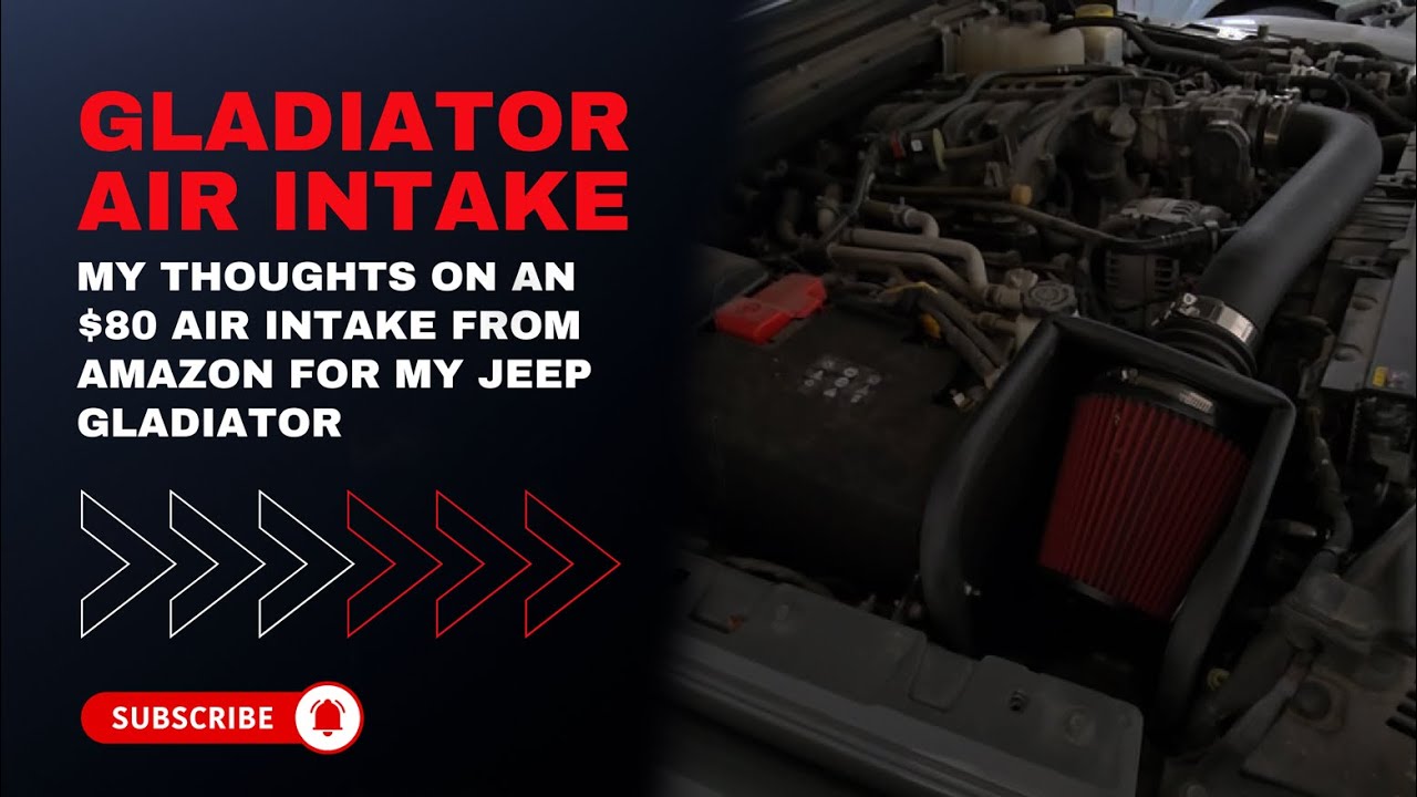 Is An Amazon Air Intake Any Good For The 3.6L Jeep Gladiator?