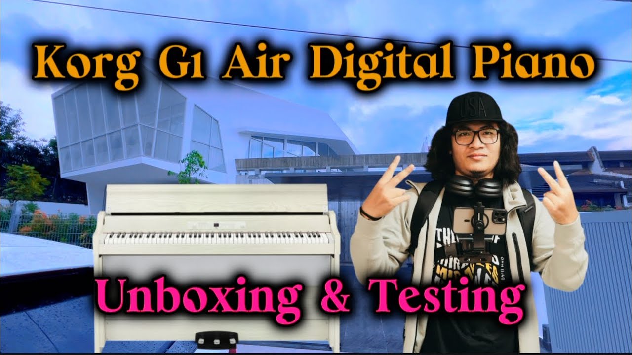 KORG G1 Air Digital Piano 🎹- GOOD PIANO Unboxing & Sound Testing