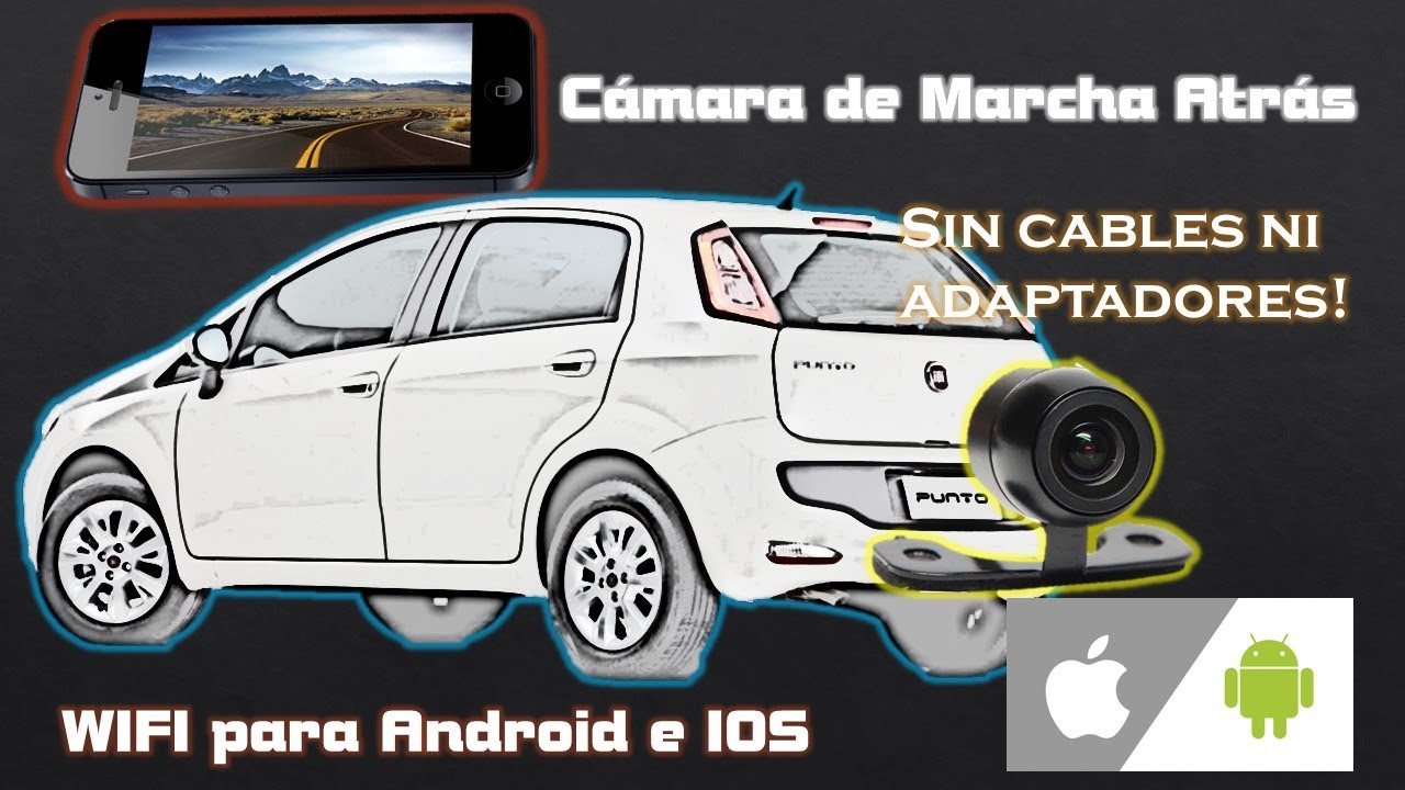 Cámara de Retroceso Wi-Fi! Funciona para IOS y Android!!!