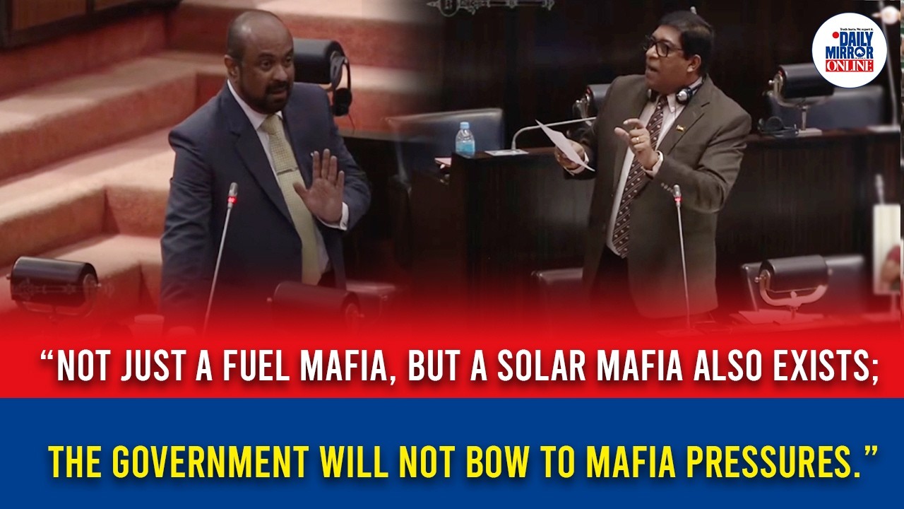 Not just a fuel mafia,but a solar mafia also exists; the government will not bow to mafia pressures.