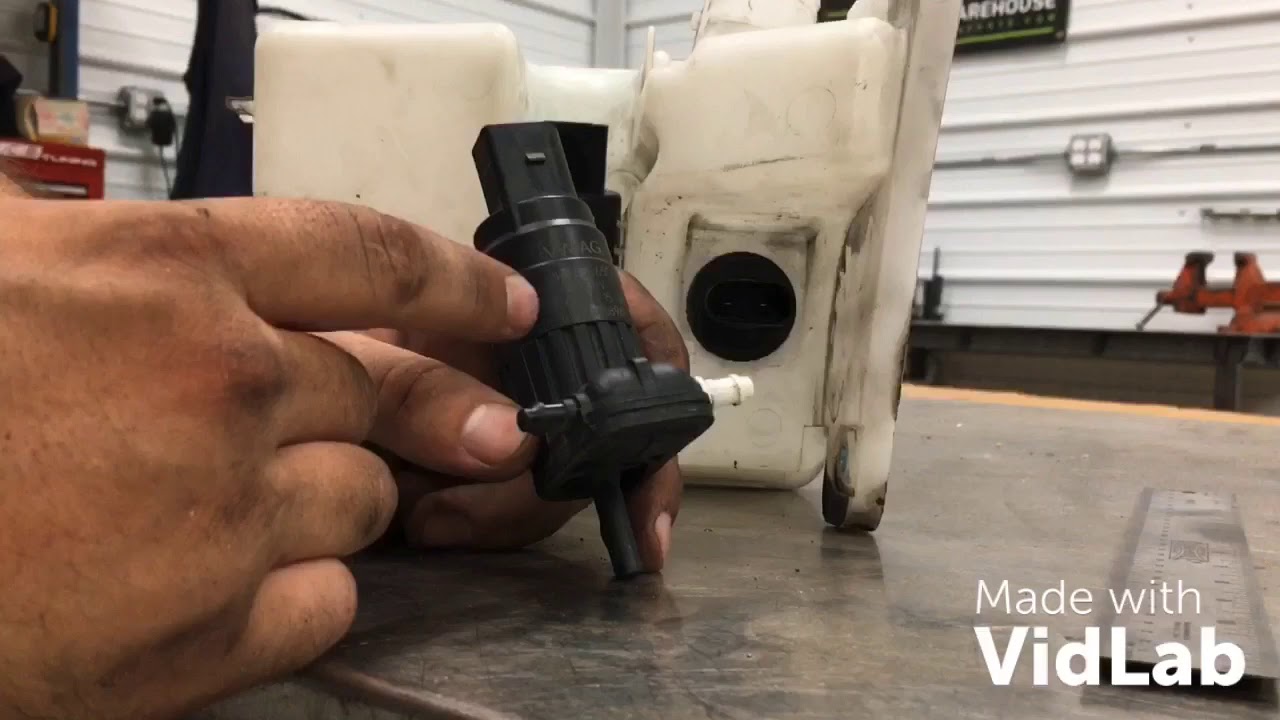 Mk7 windshield washer fluid pump FIXED