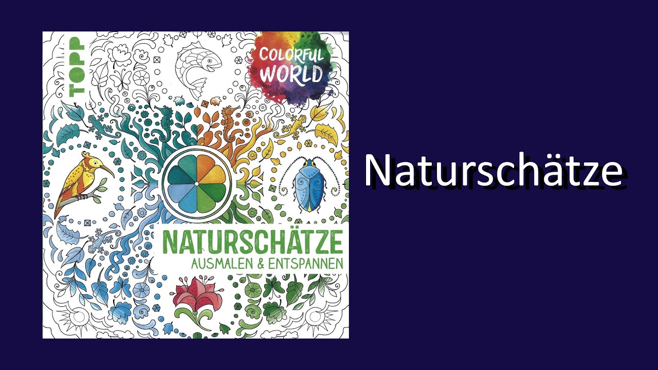 Naturschätze by Frechverlag (Topp) Coloring Book Flip Through