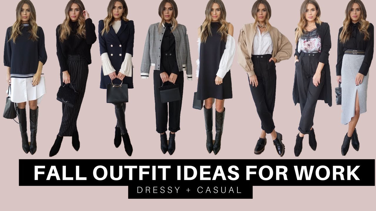 8 Outfit Ideas For Work | Fall 2017
