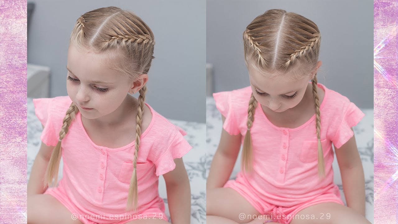 TRENZAS DE RAIZ PASO A PASO- PEINADOS PARA NIÑAS- HOW TO FRENCH BRAID