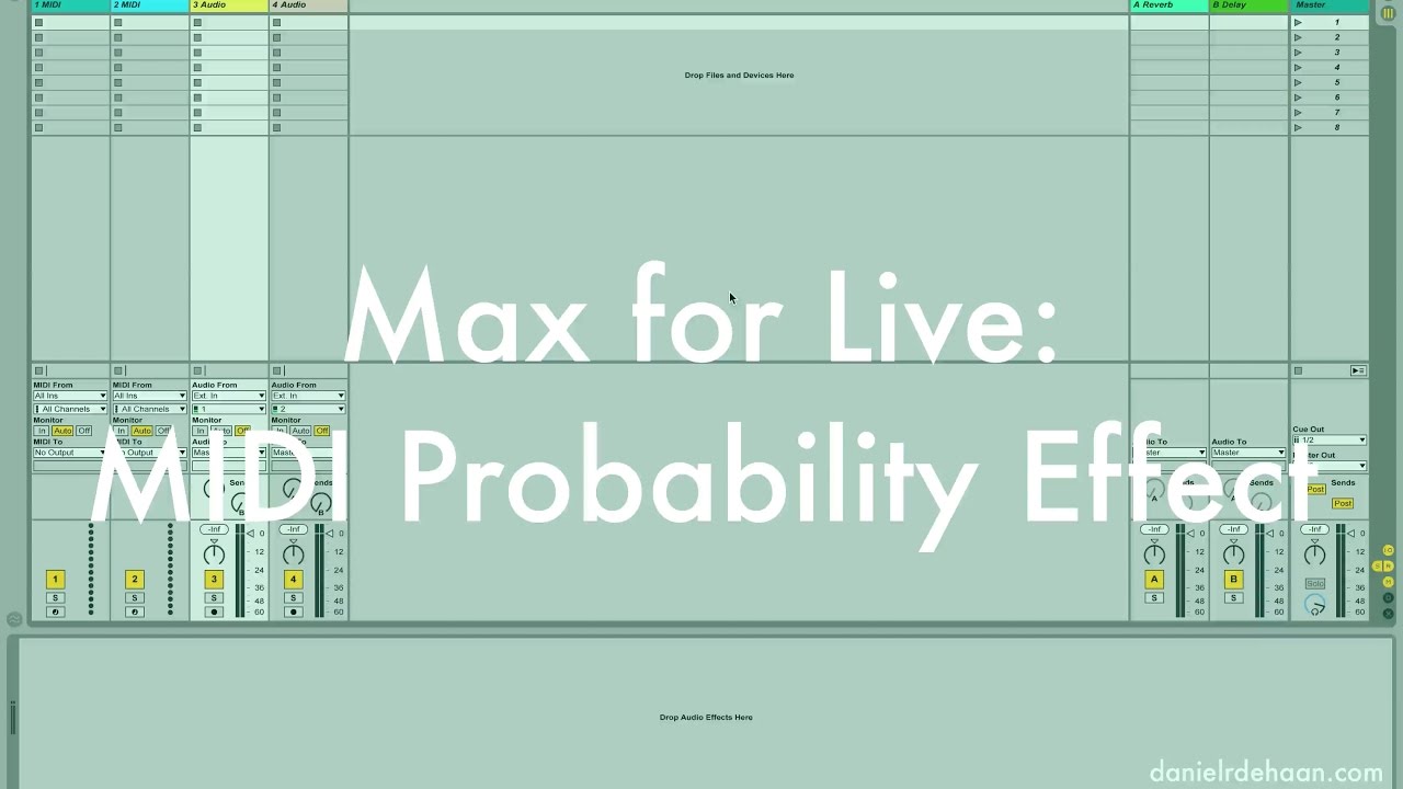 Max for Live - Building a MIDI Probability Effect