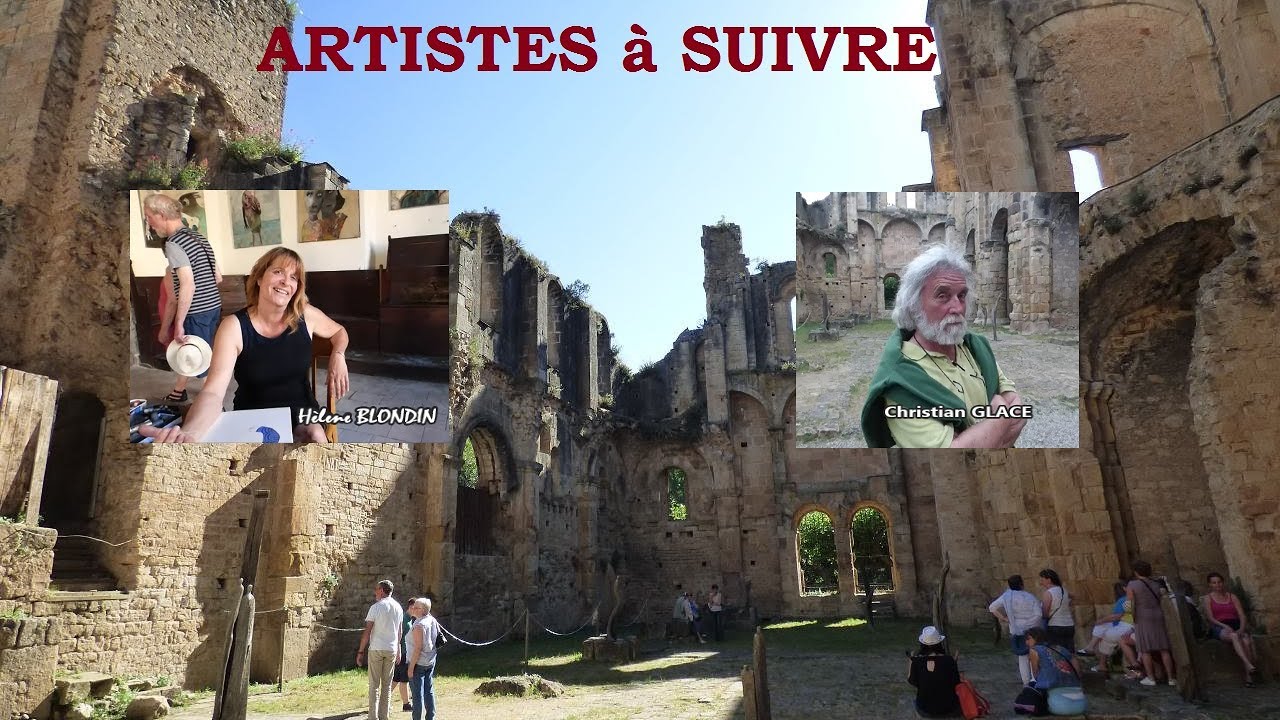 Artistes à suivre à Alet-les-Bains, Hélène Blondin, Christian Glace.