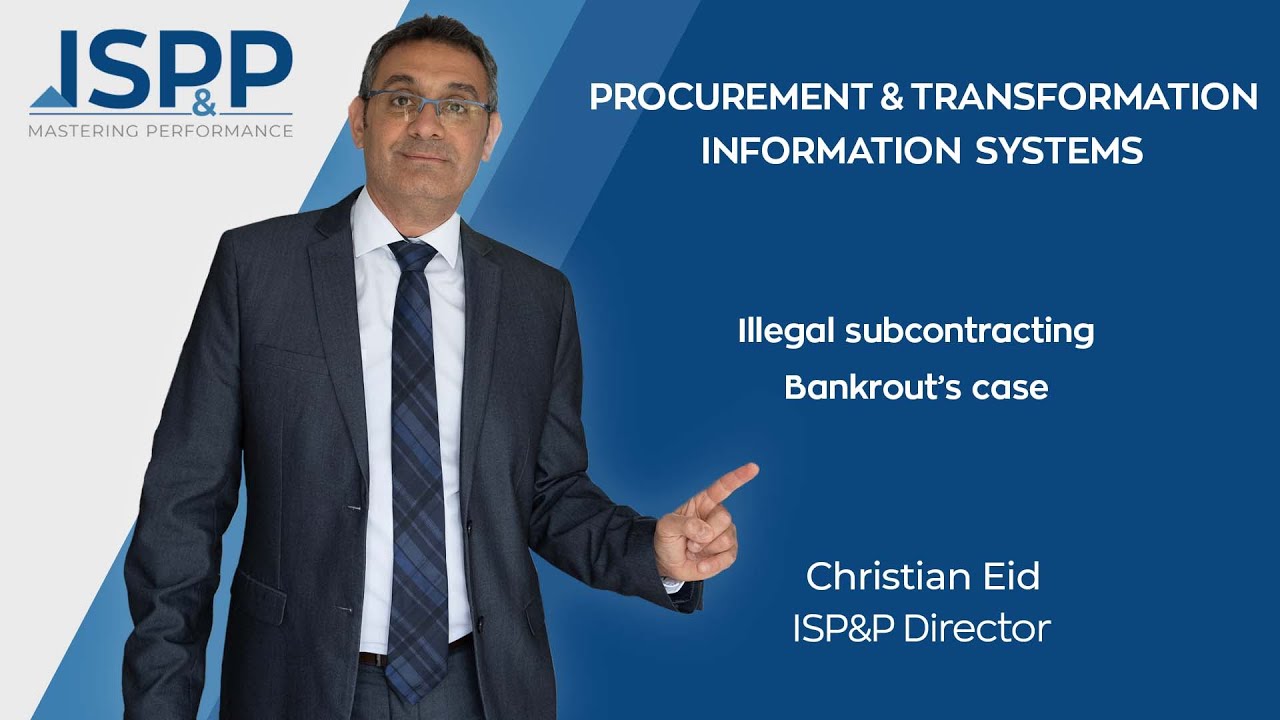 Illegal subcontracting : Bankrout's case