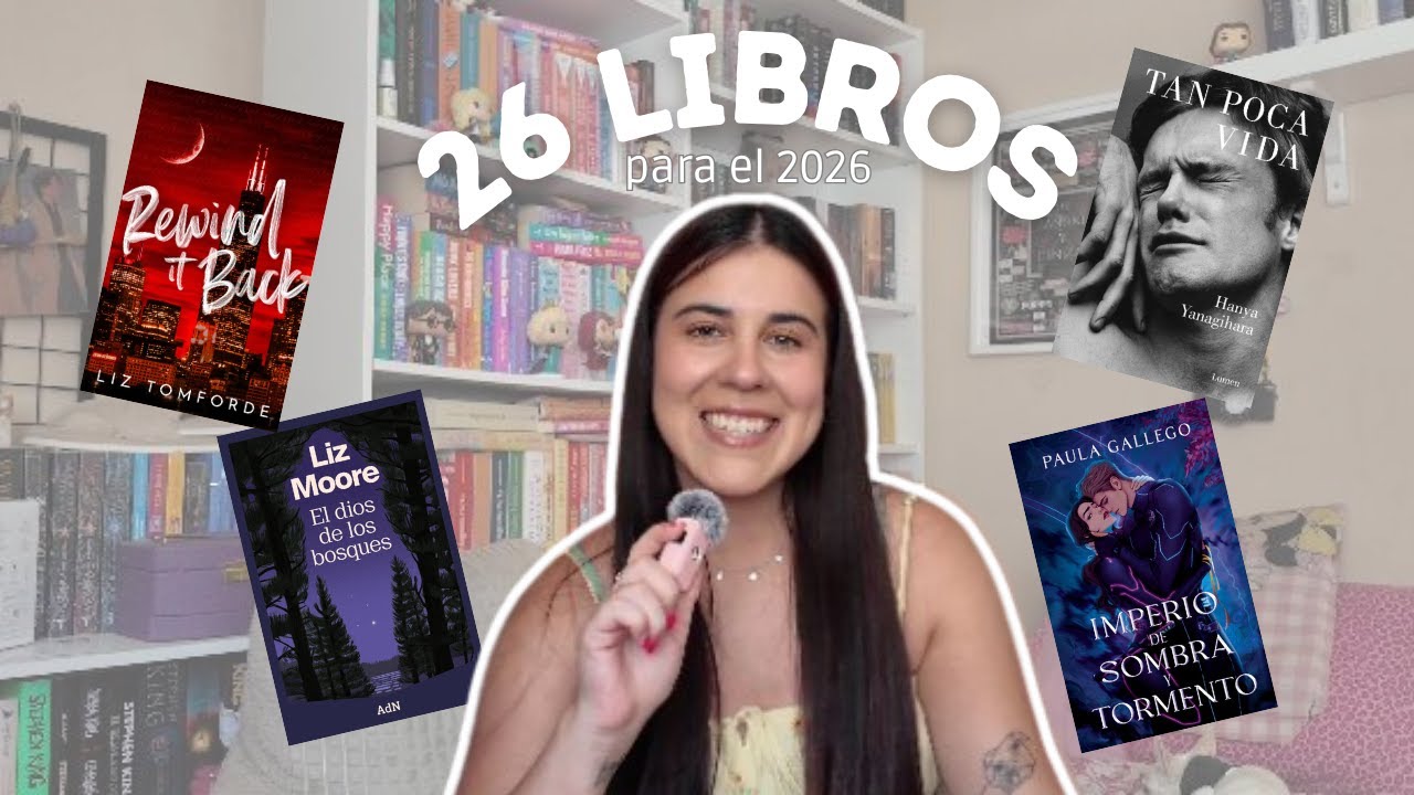 26 libros para el 2026 | solo libros pendientes en el librero!! 📚