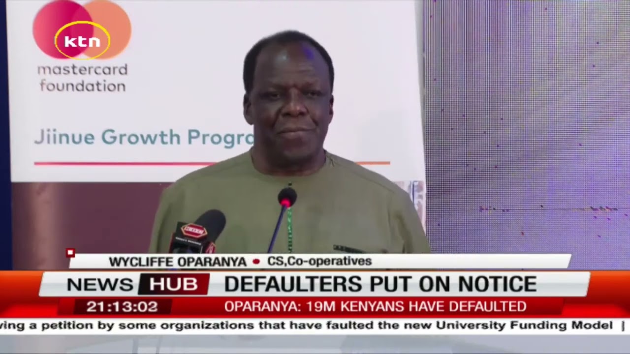 I'm coming for you, Oparanya tells 19 million Hustler Fund defaulters