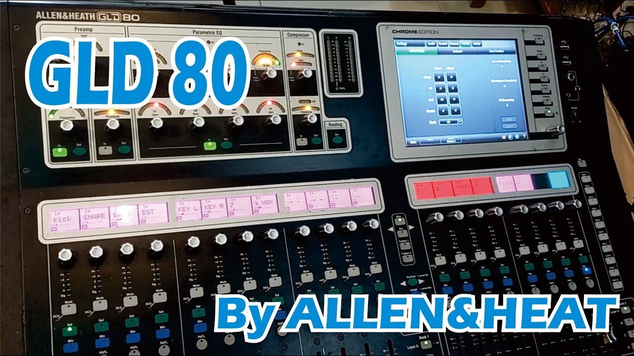 Dijual !!!...Mixer Allen&Heat GLD 80, Kondisi Normal...Mulus...