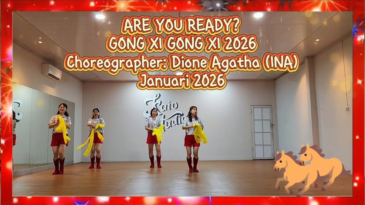 CNY 2026|ARE YOU READY? GONG XI GONG XI 2026 LINE DANCE|CHOREO BY DIONE AGATHA (INA)|@RosesLineDance