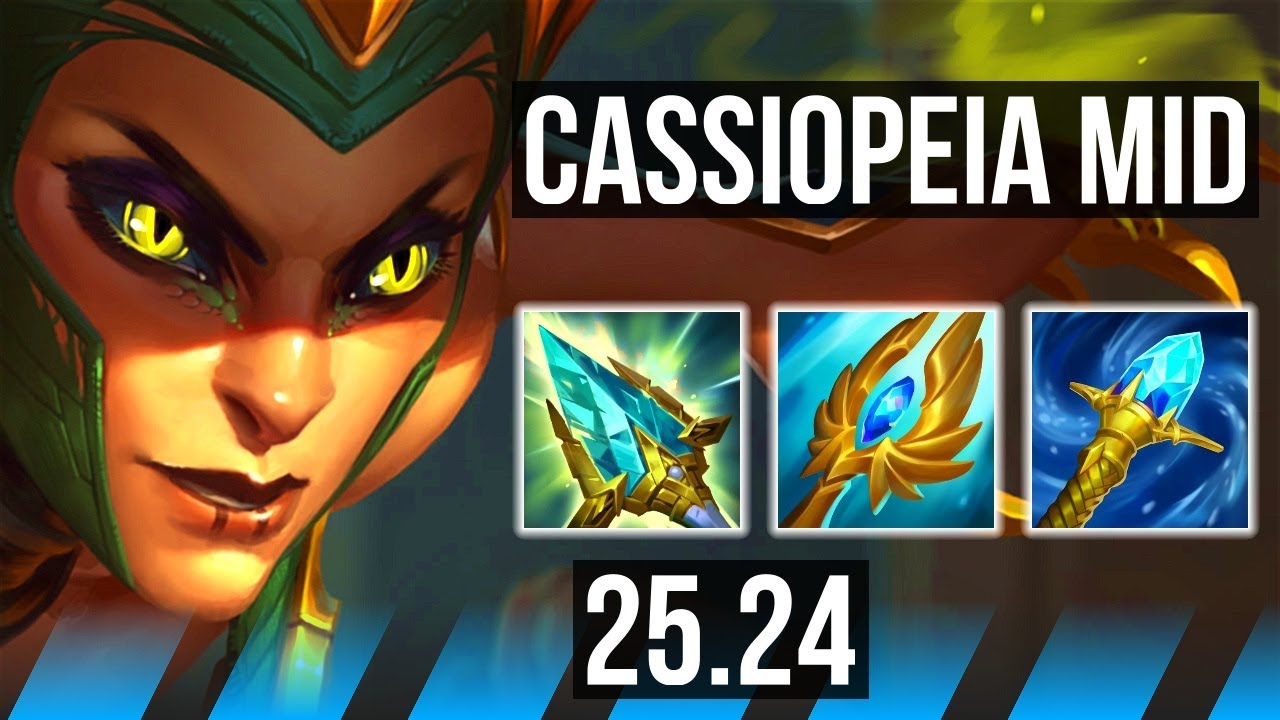 CASSIOPEIA vs FIZZ (MID) | 42K damage | EUW Diamond | 25.24