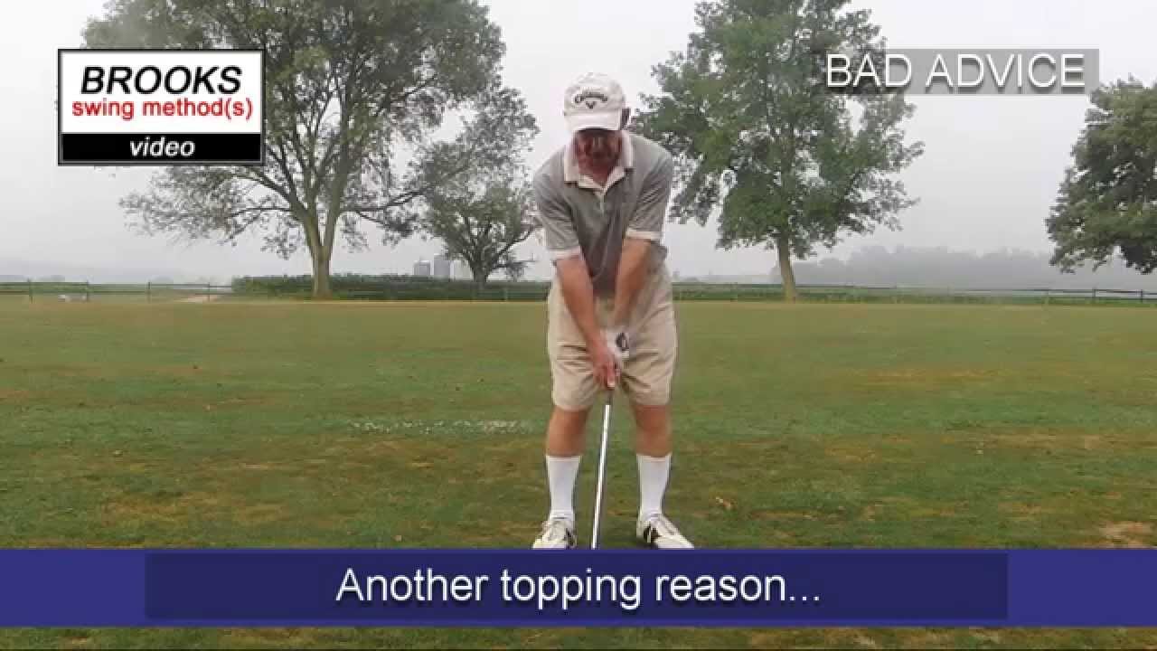 BROOKS swing method(s) BAD ADVICE