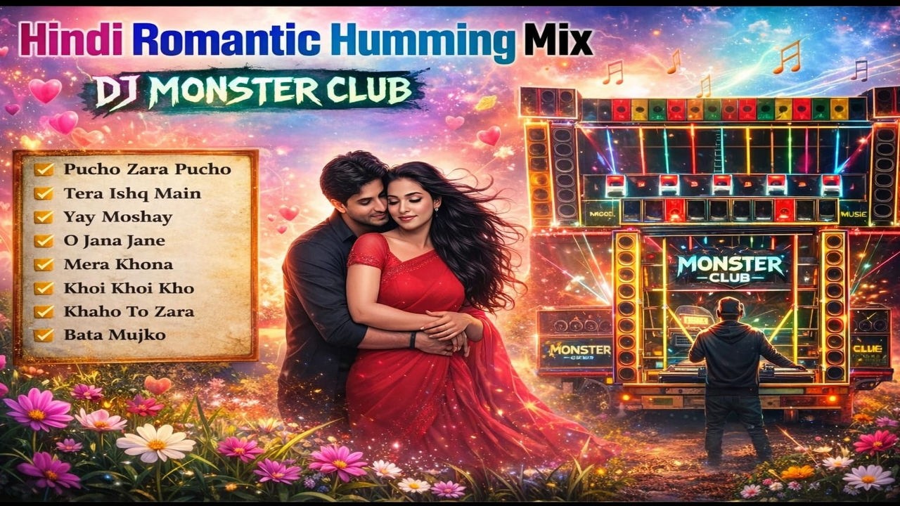 Hindi Romantic Humming Mix 2026 💖 Love Mashup | Soft Melody Nonstop | DJ MONSTER CLUB