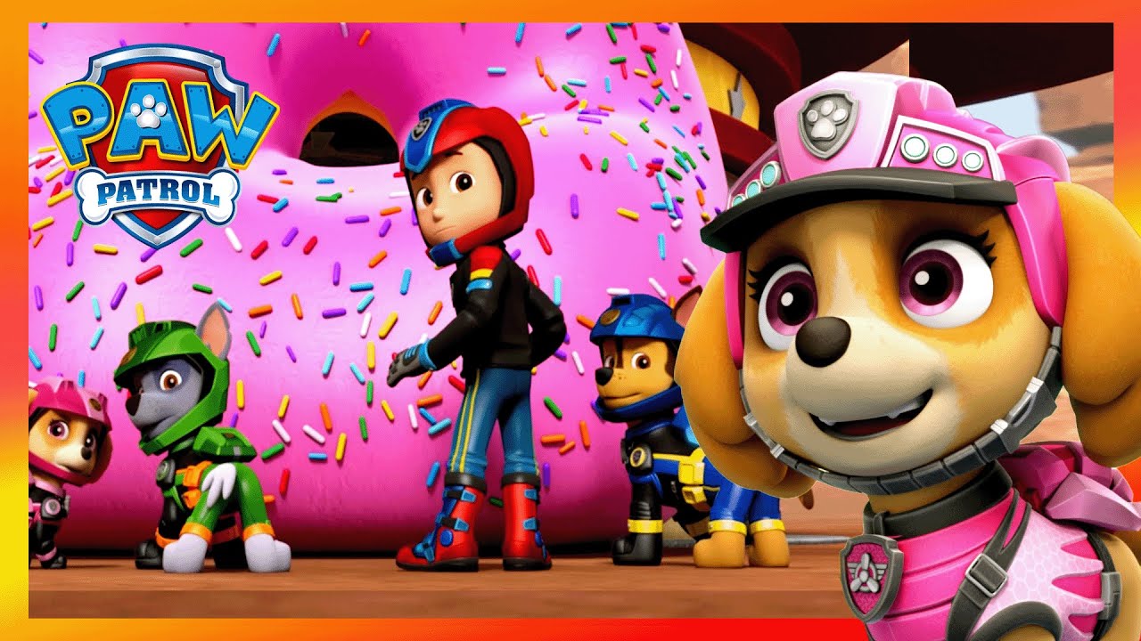 Paw Patrol Finds a Super Giant Doughnut! 🍩 +More | PAW Patrol UK ⭐️Compilation⭐️