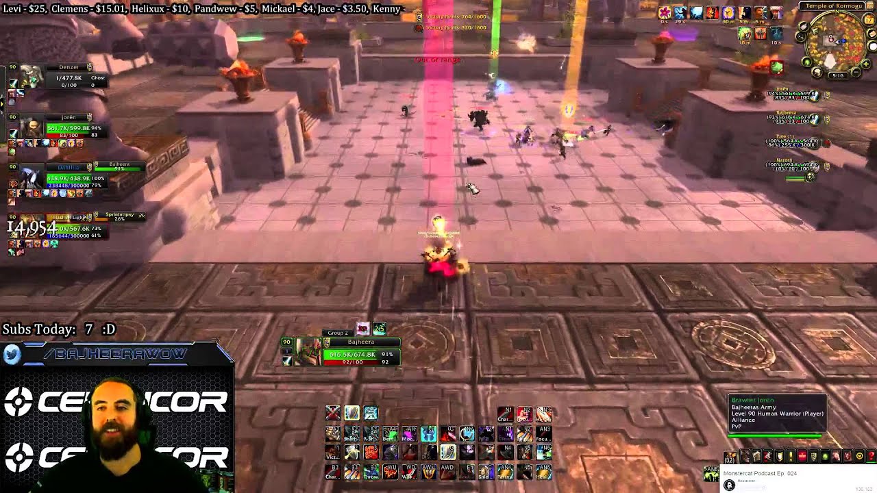 Bajheera - FURY WARRIOR BLOODSTORM OWNAGE - 5.4.8 Warrior PvP