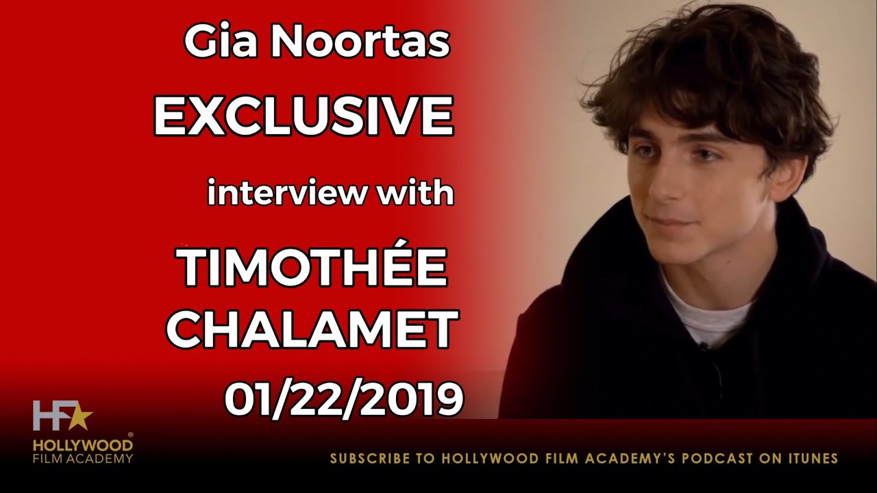 Interview with Timothée Chalamet. Interviews with celebrities. INTERVIEW #1