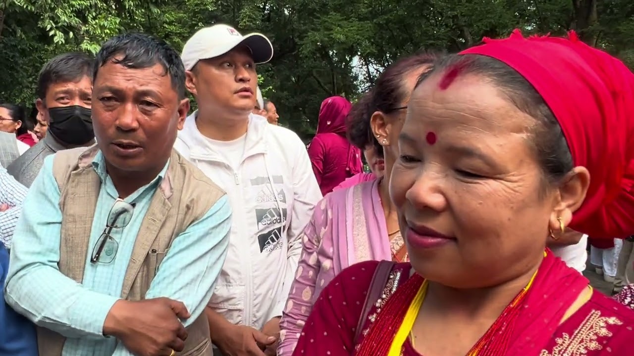 आशिर्बाद दिदै तामाङ जुहारी गीतबाट शैलुगे प्रेम र सिन्धुली माताको प्रस्तुति पशुपति तिज मेलामा -2081
