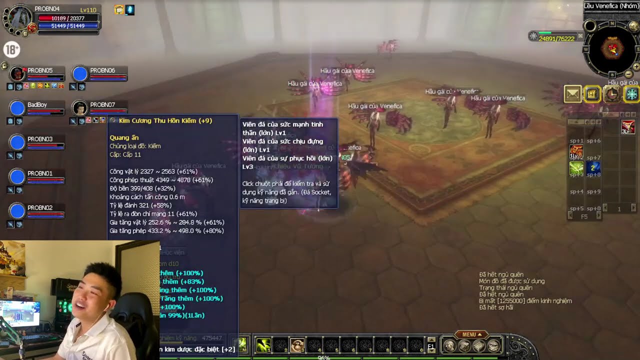 Sever Thiên kim- Sro vtc 1 Son B =7tr.