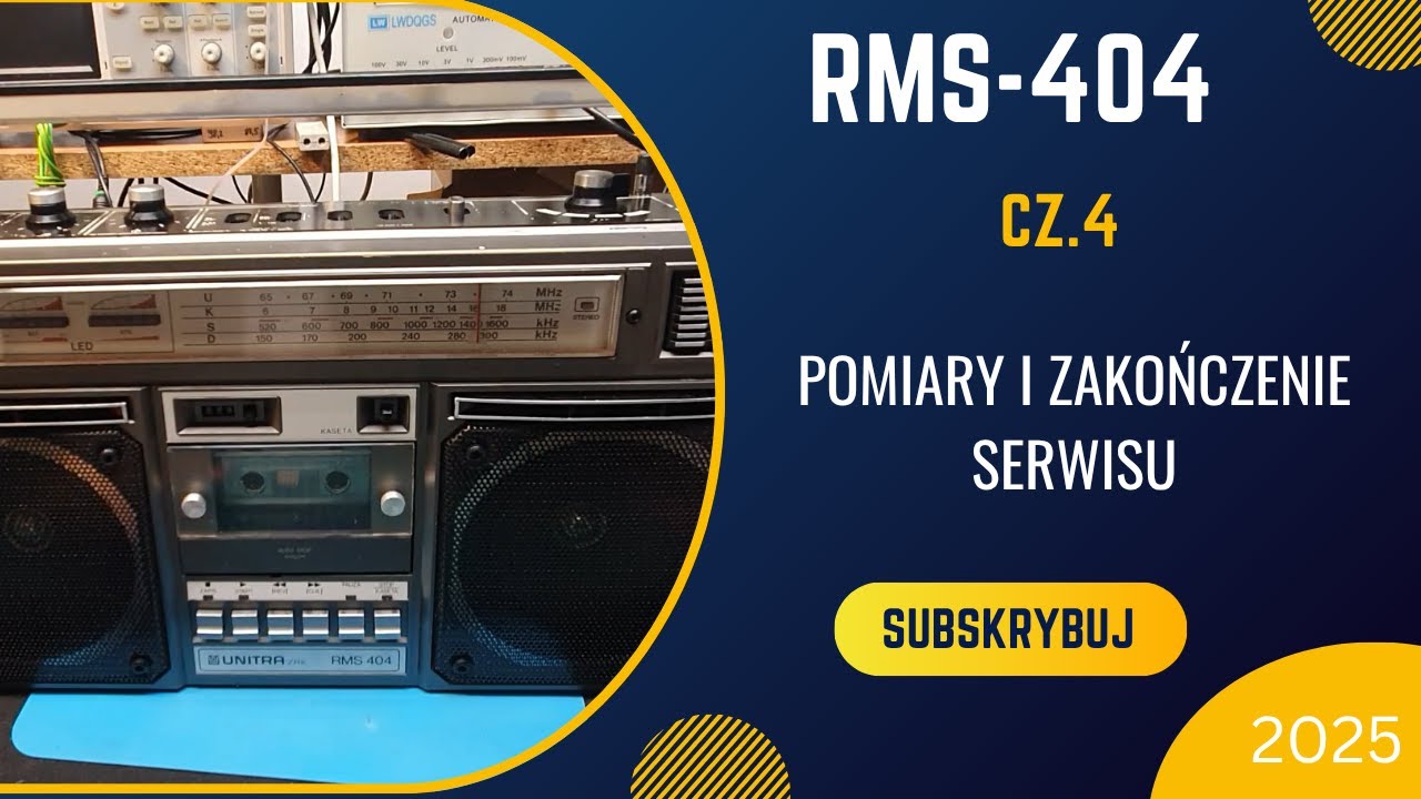 168. RMS 404 naprawa Cz.4 Koniec serwisu i podsumowanie