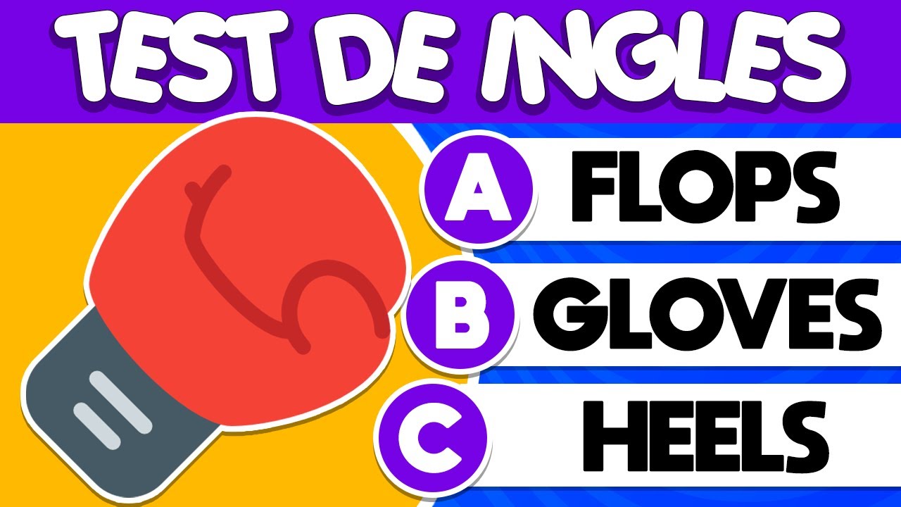 Test de Inglés 🤓👀 Nivel Fácil 🇺🇸 | ¿Cuánto sabes de inglés? 📝 | Prueba de vocabulario ✅