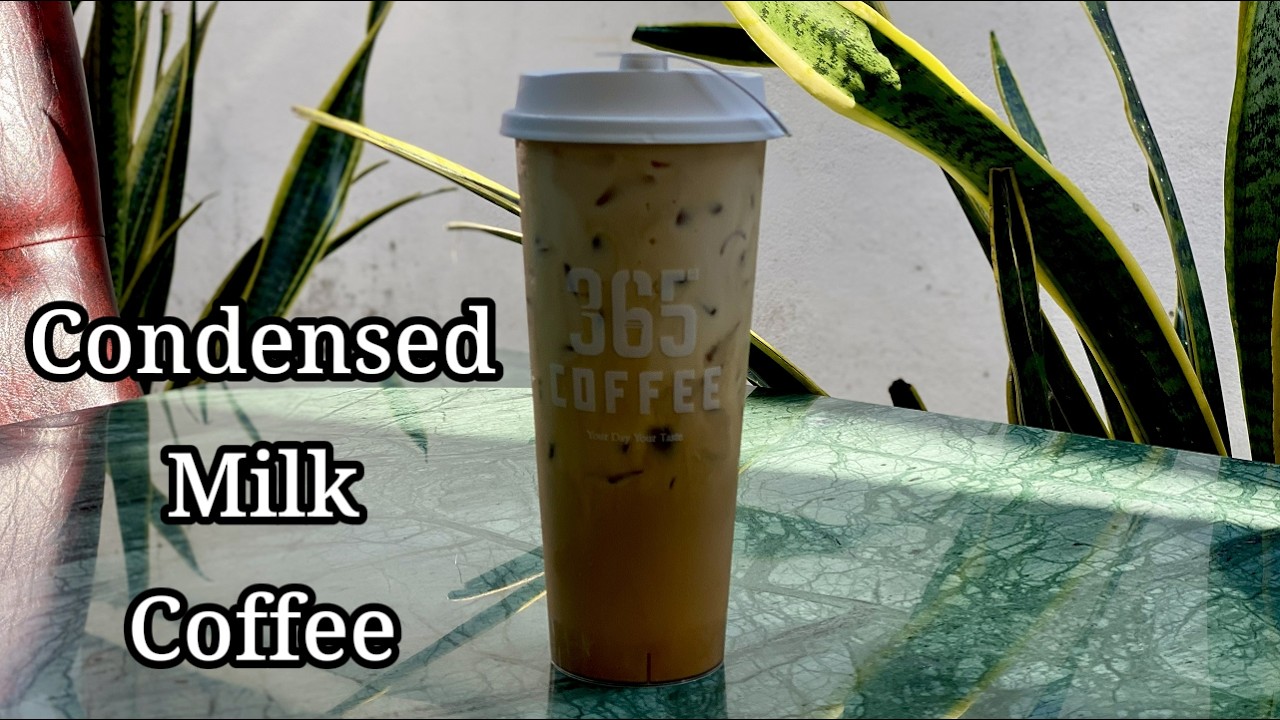 Cafe Vlog EP.1896 | Condensed Milk Coffee | Coffee Recipe | Coffee drinks