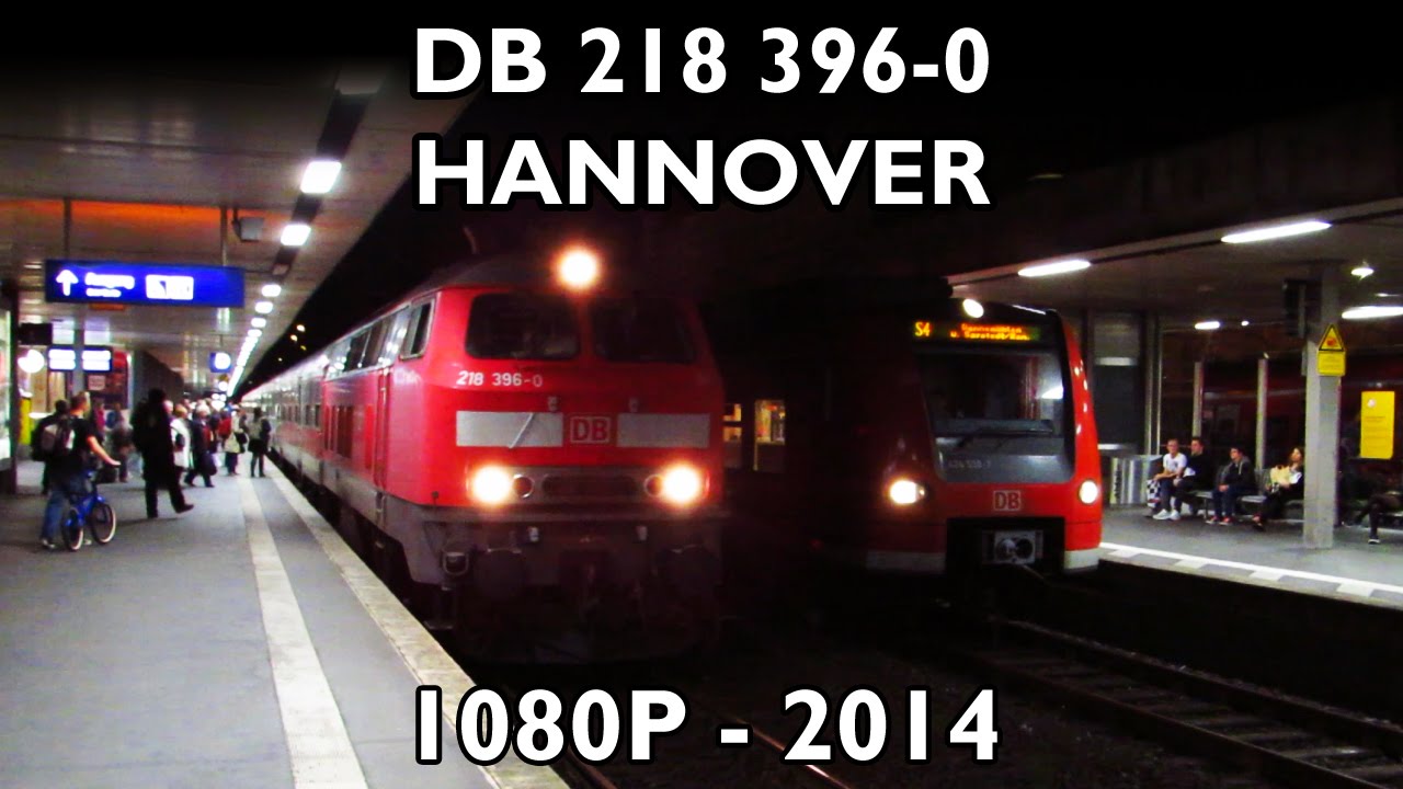 DB 218 396-0 arriving at Hannover