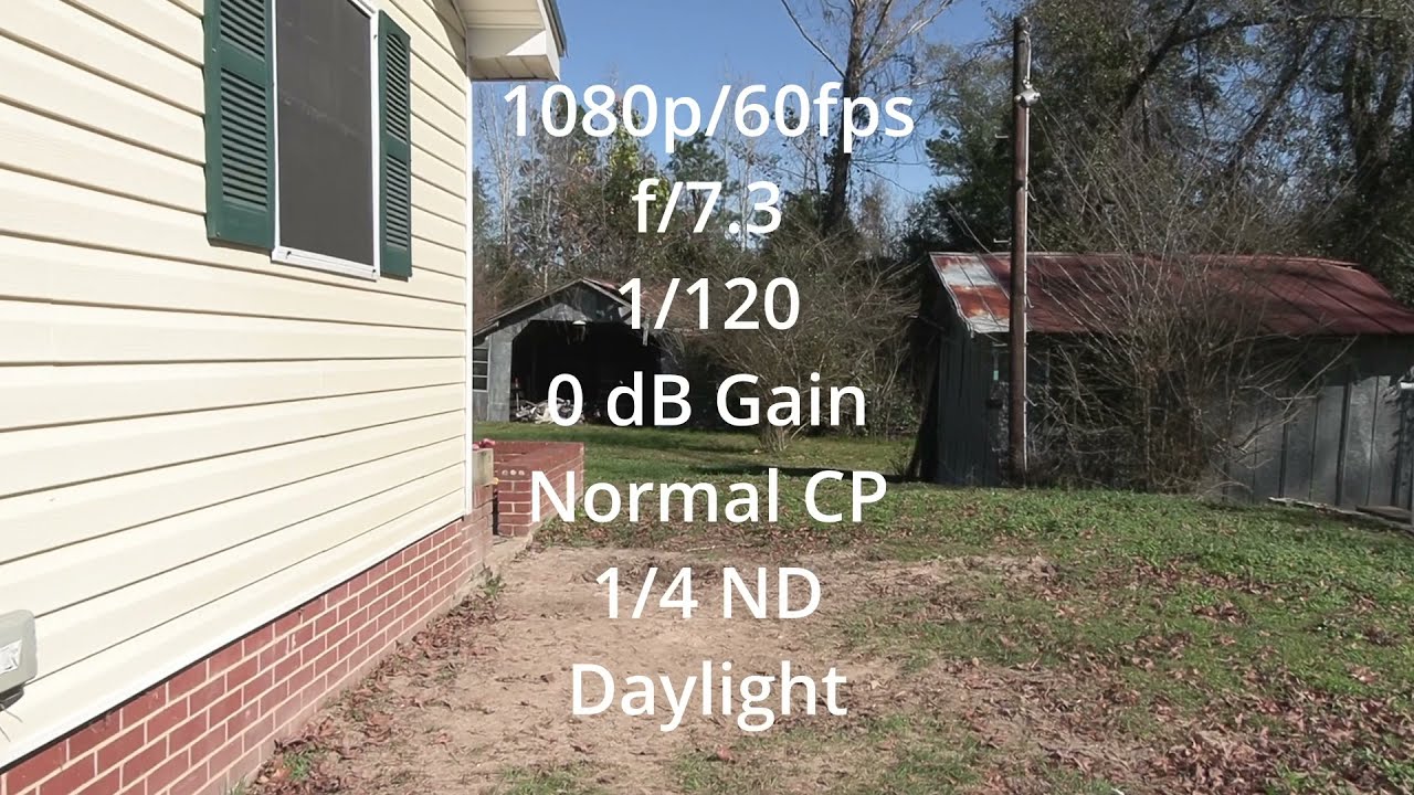 Canon VIXIA HF G60 Image Stabilization Test