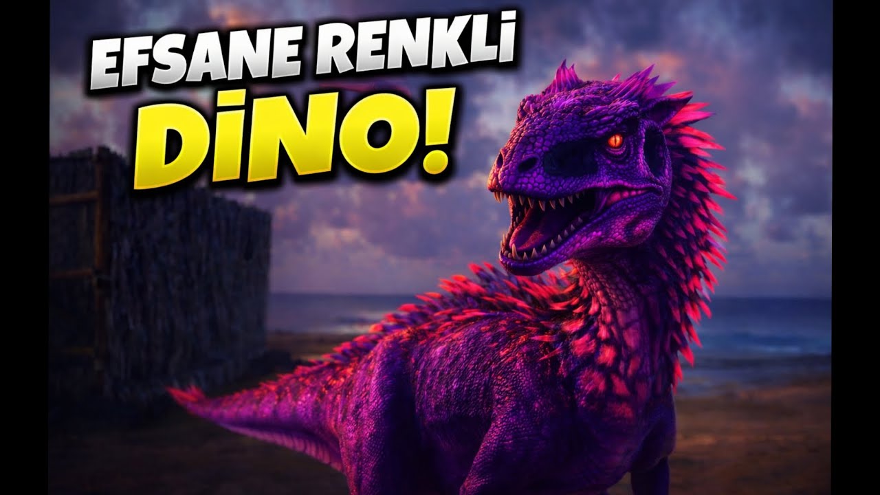 Ark 1.bölüm dilophosaurus evcilleştirdim