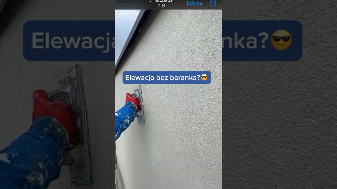 Elewacja na gładko. #caparol #ct190 #tynkowanieelewacji #budowa #malowanie #ekipabudowlana #tynki