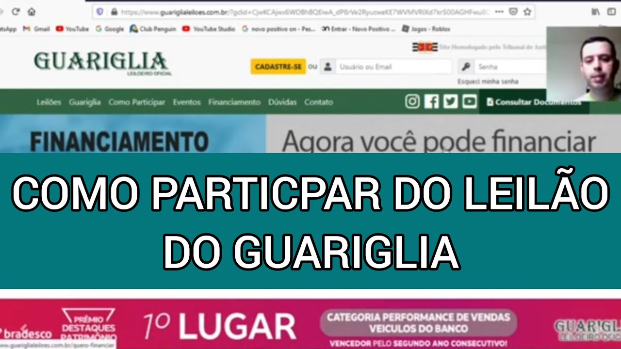 COMO PARTICIPAR DO LEIL&Atilde;O DO GUARIGLIA LEIL&Otilde;ES