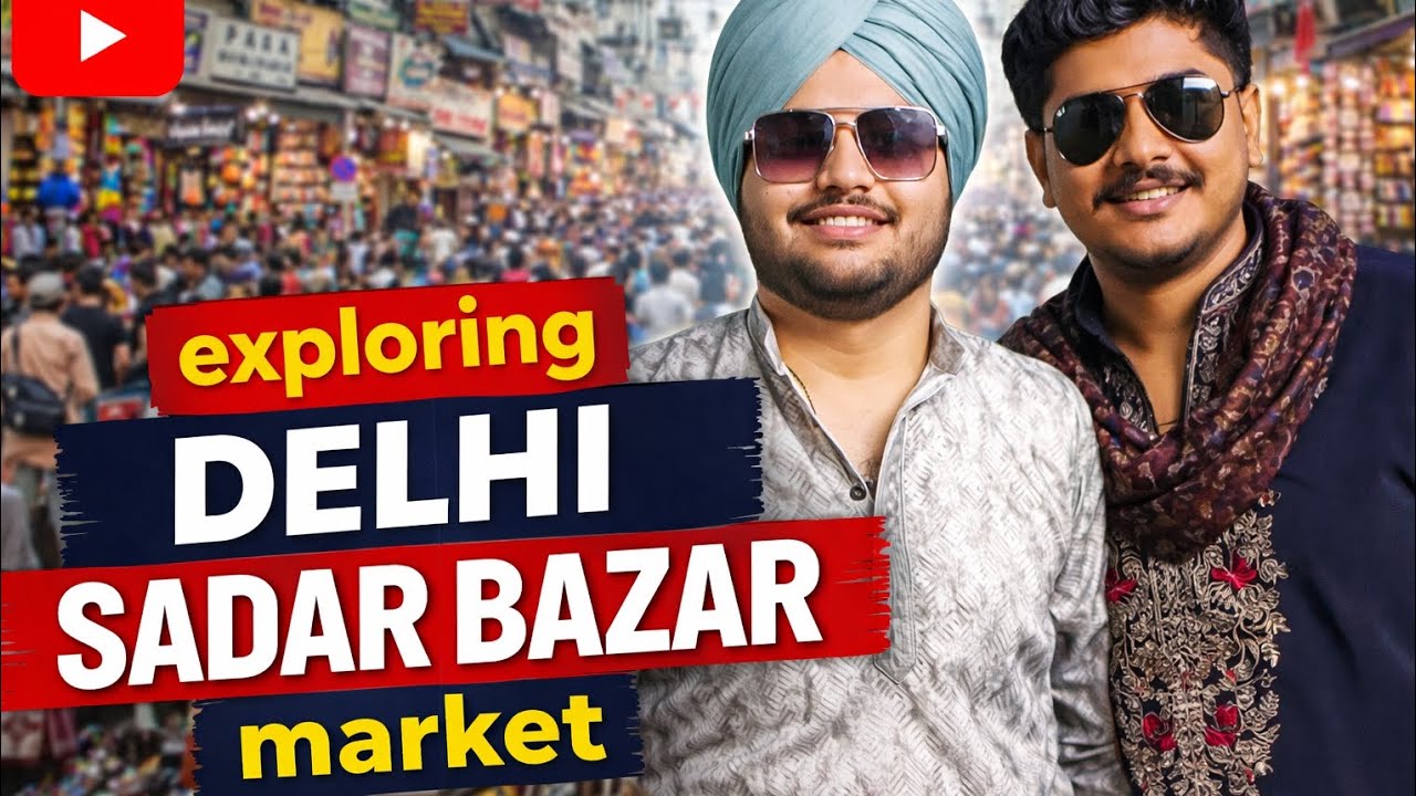 Sadar Bazar Delhi | Itna Crowd Maine Kabhi Nahi Dekha 😳 #sadarbazar | Delhi’s Craziest Market