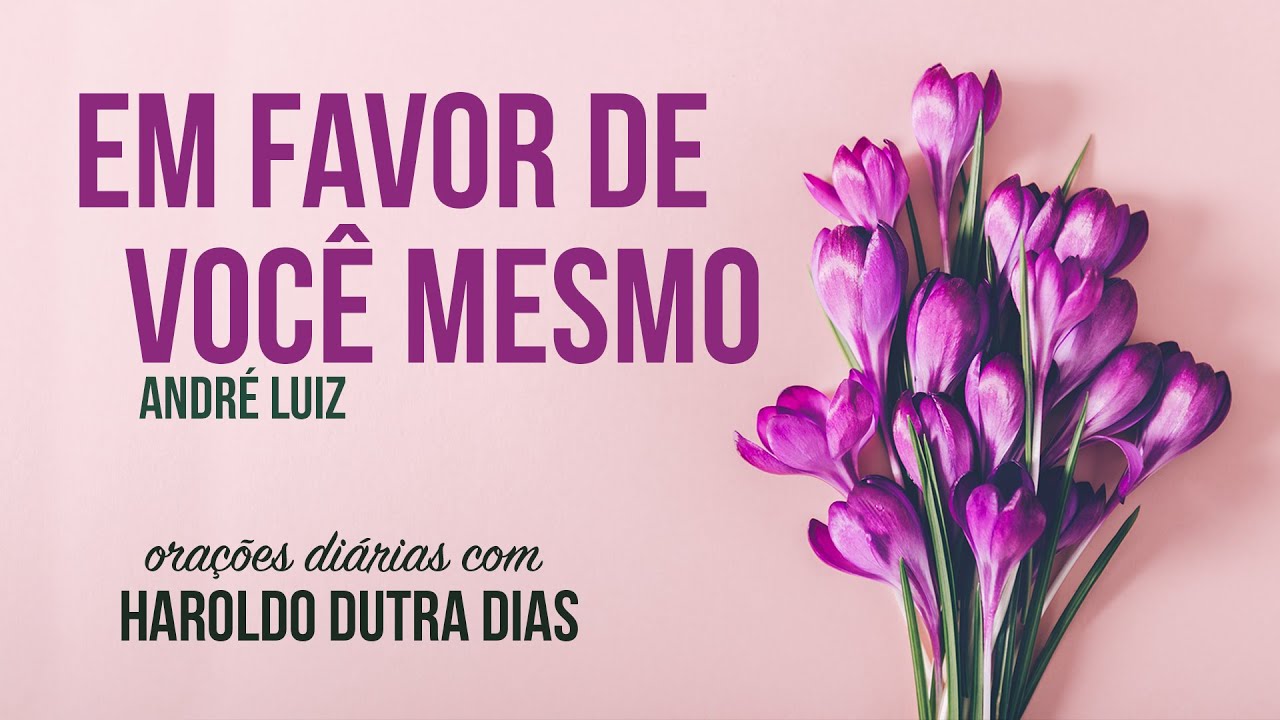 EM FAVOR DE VOC&Ecirc; MESMO - Haroldo Dutra Dias - Andr&eacute; Luiz - Ora&ccedil;&atilde;o Di&aacute;ria