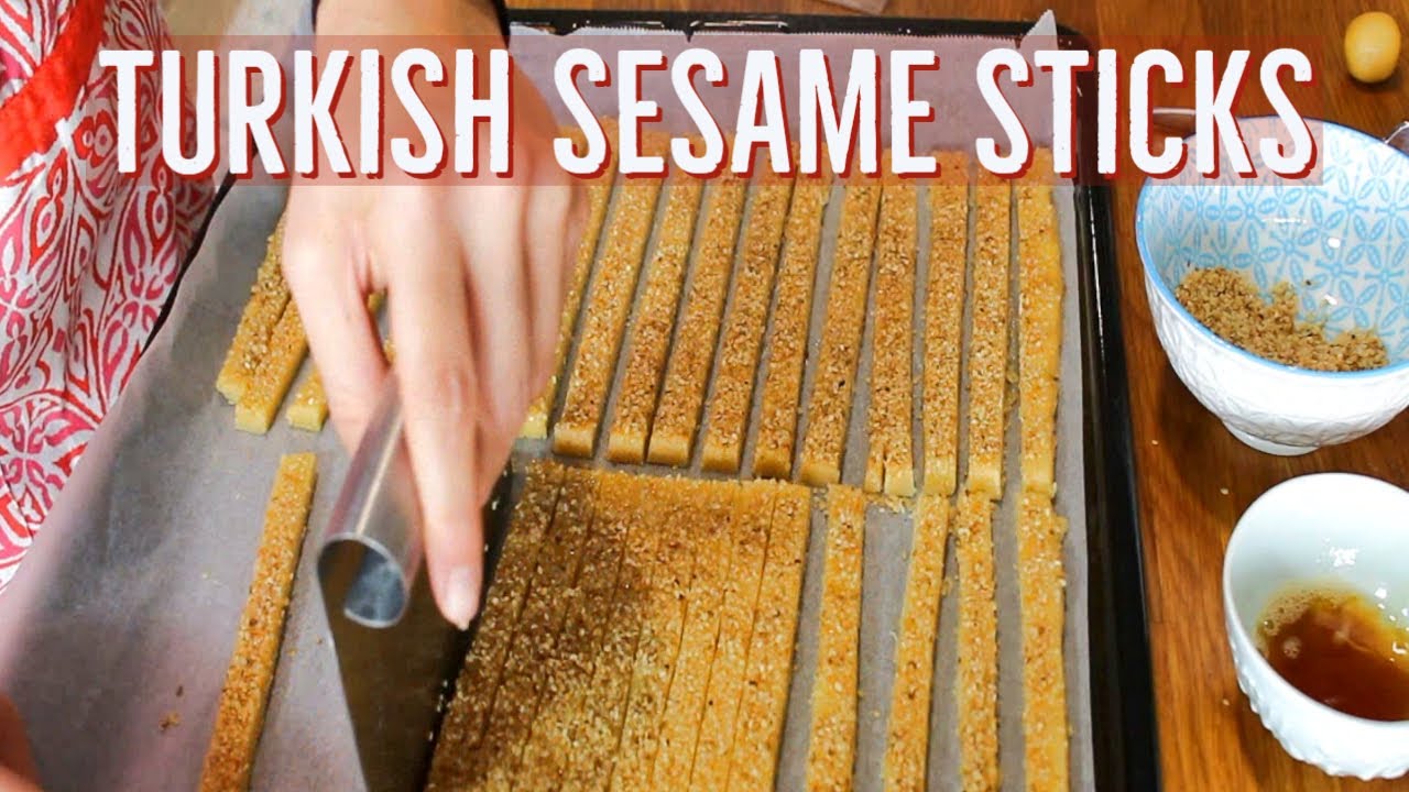 Turkish Sesame Stick Crackers 