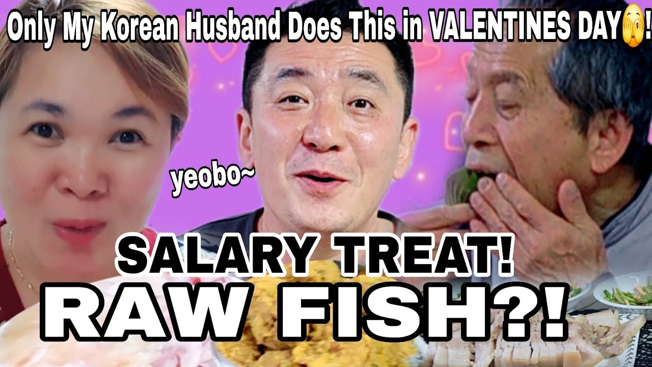 SALARY TREAT + HILARIOUS VALENTINE'S  SURPRISE ! 😂 | FILIPINA KOREAN FAMILY!